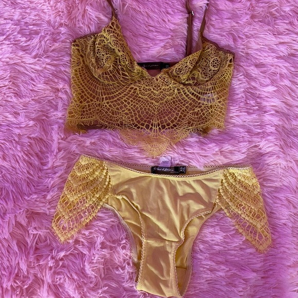 Other - Yellow lingerie set